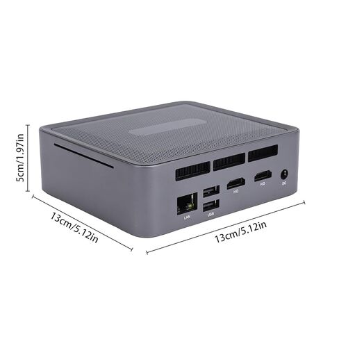 Wisoqu Mini PC، Ryzen 7 5825U 8 Core 16 Threads حتى 4.5 جيجا هرتز، WiFi 6 5.2، شاشة ثلاثية مزدوجة 4K من النوع C، مع رسومات Radeon RX Vega 8 (قابس الولايات المتحدة) in Kuwait