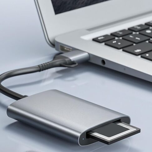 Highly Speed Type B Card Reader USB3.2 Gen 2 10Gbps for Multiple Devices Including Smartphones and Computers Aluminum Card Type B Adapters in Saudi Arabia