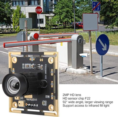 وحدة الكاميرا ذات الزاوية العريضة HBVCAM-F20216HD V22: عدسة بدقة 2 ميجابكسل عالية الدقة، مستشعر F22، مجال رؤية 92 درجة، التركيز اليدوي، التوصيل والتشغيل، دعم OTG in Kuwait