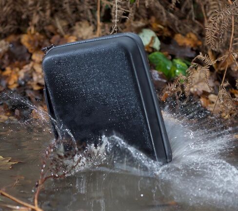 Navitech Black Heavy Duty Rugged Hard Case/Cover with Shoulder Strap Compatible with Timaser T8 Mini pc in Saudi Arabia