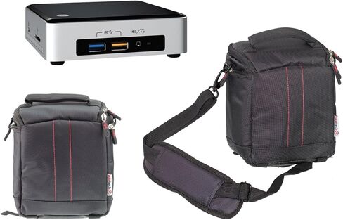 حقيبة Navitech سوداء صغيرة للكمبيوتر الشخصي متوافقة مع Intel NUC-Kit NUC6I7KYK in Saudi Arabia