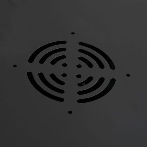 خزانة شبكية مثبتة على الحائط 12U، مقاس 19 بوصة، هيكل فولاذي IP20 مع باب زجاجي قابل للقفل، 53 × 40 × 60 سم، أسود in Kuwait