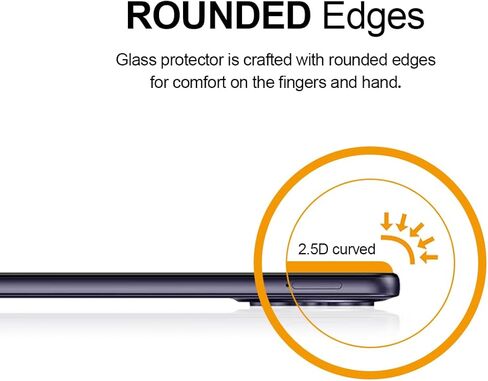 Supershieldz (2 Pack) Designed for Cricket Icon Plus (2026) / AT&T Verge 2 Tempered Glass Screen Protector, Anti Scratch, Bubble Free in Saudi Arabia
