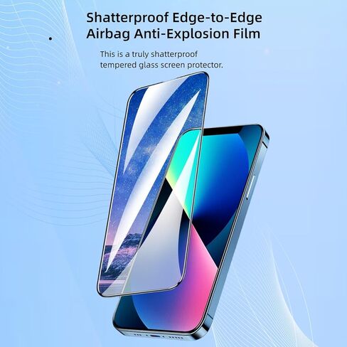 iPhone 17 Pro Max Tempered Glass Screen Protector Scratch-resistant, high-definition clarity, anti-fingerprint, edge-to-edge protection Full-coverage screen protector in Saudi Arabia