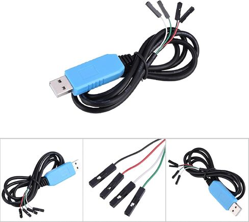 Estink PL2303TA USB to TTL Converter, USB to Serial Adapter TTL Module for Vista 7 8 8.1 with RS232 COM Port Support High Baud Rate Lab Testing MCU Communication (1 Pack) in Saudi Arabia