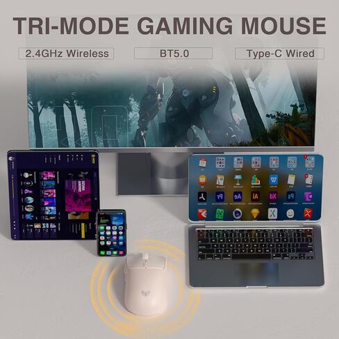AULA Wireless Keyboard and Mouse Combo, S75 Pro Mechanical Keyboard+SC580 Wireless Mouse in Saudi Arabia