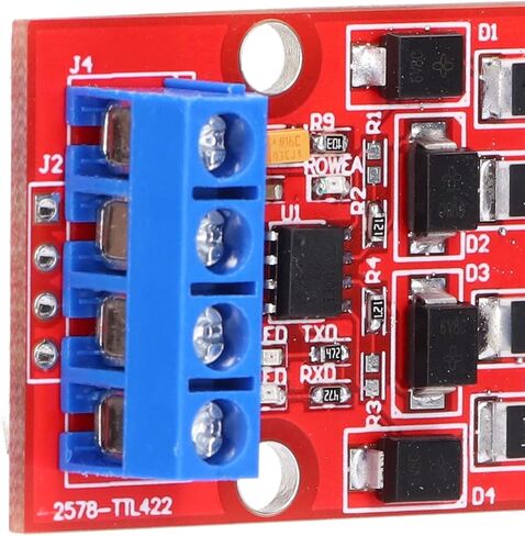Eujgoov Full Duplex RS422 to TTL Bidirectional Converter Module, 5V Level PCB UART Serial Port Conversion, Efficient Work, Protective Function, Easy to Install with Level Converter SMD in Saudi Arabia