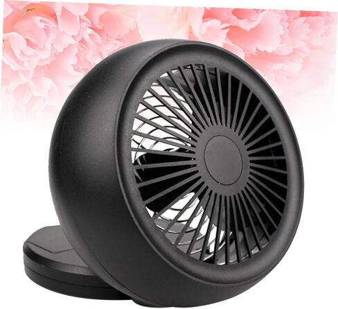 Vaguelly Mini USB Desktop Fan Portable Snail Design USB Fan without Battery Black Compact for Home Office Travel in Saudi Arabia
