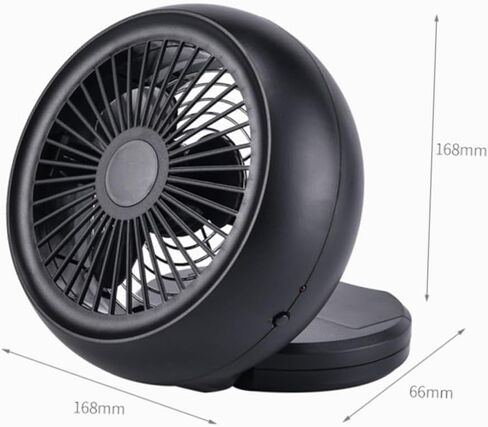 Vaguelly Mini USB Desktop Fan Portable Snail Design USB Fan without Battery Black Compact for Home Office Travel in Saudi Arabia