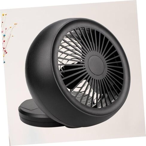 Vaguelly Mini USB Desktop Fan Portable Snail Design USB Fan without Battery Black Compact for Home Office Travel in Saudi Arabia