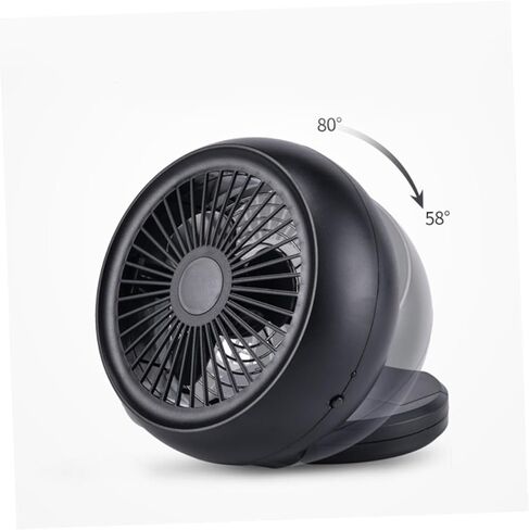 Vaguelly Mini USB Desktop Fan Portable Snail Design USB Fan without Battery Black Compact for Home Office Travel in Saudi Arabia