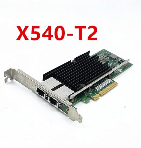 X540-T2 PCI-E x8 10G 2*RJ45 ثنائي المنفذ 10G بطاقة الشبكة الكهربائية in Saudi Arabia