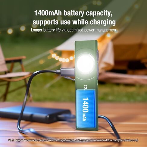 klarus E5 Ultra Pocket Flashlight: 850 Lumens EDC Flash Light Ultra-Thin, USB Rechargeable with Magnetic Tail & Clip, Bright Small Light for Hiking Camping in Saudi Arabia