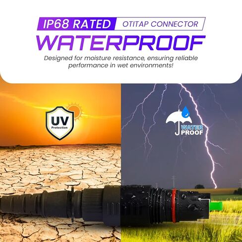 OptiTap Premium Pre-Terminated Fiber Optic Cable – Plug-and-Play, IP68 Rated for FTTH/FTTx Deployments, Weatherproof, Quick Installation, Compatible with Corning OptiTap Ecosystem, Multiple Lengths in Saudi Arabia