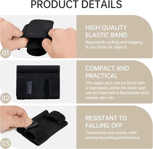 حامل عاصبة TQ كم، حامل أشرطة عاصبة مرنة لحزام التحمل التكتيكي، حزام الاحتفاظ TQ ملحقات الحقيبة in Kuwait