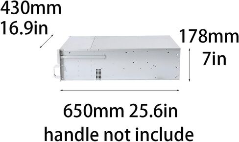 هيكل حامل حامل 4U 25.6 بوصة 24 Bay 2.5 بوصة / 3.5 بوصة SATA/SAS. SFF-8087 لوحة الكترونية معززة. ميغابايت EEB/CEB/EATX/ATX/MATX. وحدة PSU 2U زائدة عن الحاجة / 2U فردية/ATX. حافظة PCIe كاملة الارتفاع. in Kuwait