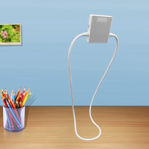 Ciieeo Adjustable Portable LED Book Light Rechargeable Reading Lamp with 3 Color Temperatures White Foldable Night Light for Bedside and Outdoor Use in Kuwait