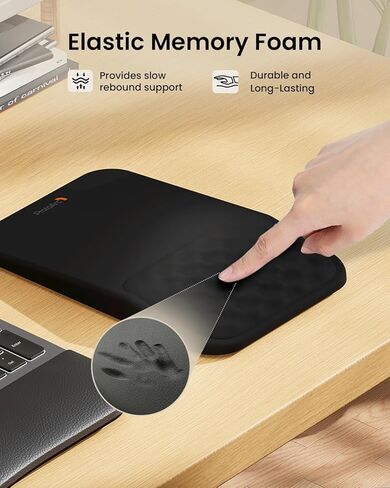 ProtoArc EKM01 Plus Full Size Ergonomic Keyboard Mouse Black with MP50 Ergonomic Mouse Pad with Wrist Rest Black in Saudi Arabia