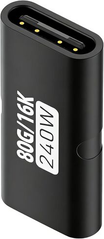 موصل أنثى USB من النوع C، محول طاقة 240 وات، USB إلى تمديد لنقل بيانات موثوق، تصميم مضغوط، سطح مكتب الكمبيوتر المحمول، استخدام اجتماع المكتب المنزلي أثناء السفر in Kuwait