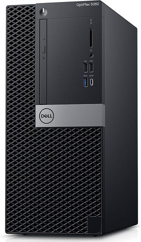Dell OP5060MTKTFMX OptiPlex 5060 KTFMX برج صغير مزود بمعالج Intel Core i5-8500 بسرعة 3 جيجاهرتز سداسي النواة وذاكرة وصول عشوائي سعتها 8 جيجابايت ومحرك أقراص ثابتة سعة 500 جيجابايت ونظام التشغيل Windows Pro 64 بت in Kuwait