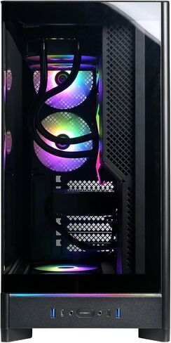 كمبيوتر ألعاب CyberPowerPC Gamer Xtreme VR، Intel Core Ultra 7 265F 2.4 جيجا هرتز، Radeon RX 9060 XT 8 جيجا، 16 جيجا DDR5، 2 تيرابايت PCIe 4.0 SSD، جاهز للواي فاي ونظام التشغيل Windows 11 Home (GXiVR8400A23) in Saudi Arabia