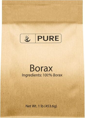 Pure Original Ingredients Borax (4 oz) Sodium Borate, Multipurpose Cleaning Agent, Ideal Slime Ingredient in Saudi Arabia