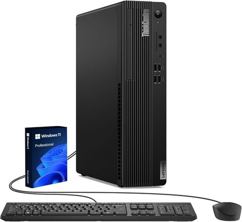 كمبيوتر مكتبي Lenovo ThinkCentre M70s SFF، Intel Core i5-10500 حتى 4.5 جيجا هرتز، ذاكرة وصول عشوائي 32 جيجا، 1 تيرابايت SSD، USB 3.2، HDMI، DisplayPort، RJ-45، لوحة مفاتيح وماوس، Windows 11 Pro (متجدد) in Kuwait