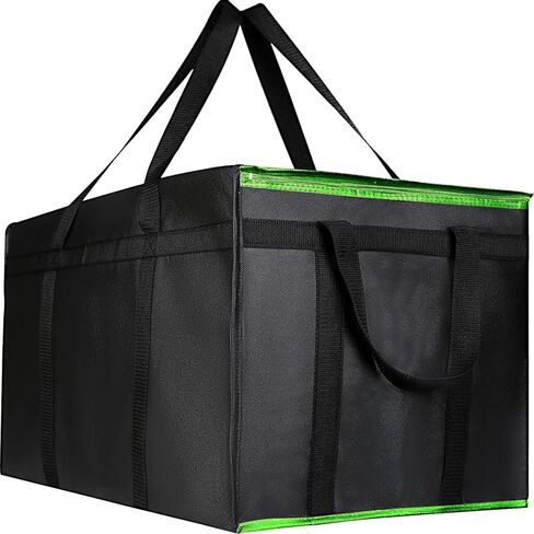 musbus Pizza Bag for Delivery Bag Pizza Carrier Insulated Bags Large for Deliveries, 20x20 inch inches 20 in Food Bag for Personal and Professional Use 18 Black in Saudi Arabia