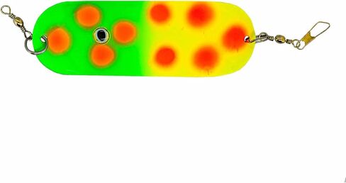 RTF Dakota Dodger 4.5" - (2PK - Green Yellow Red Dots Dodger) in Saudi Arabia