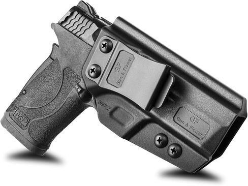 S&W M&P Shield 380 EZ Holster، IWB داخل حزام الخصر، حامل مخفي، قابل للتعديل والاحتفاظ، اليد اليمنى in Kuwait