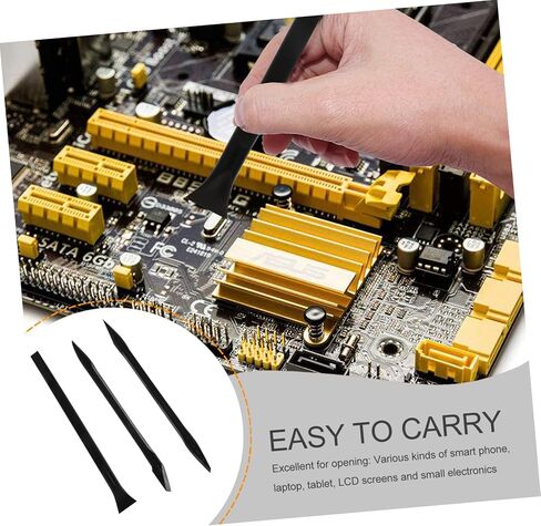 NUOBESTY 3 قطع مجموعة أدوات فك ثابتة برأس مزدوج وقضيب تفكيك للهواتف الذكية والكمبيوتر اللوحي والكمبيوتر المحمول وإصلاح آمن ومريح للاستخدام بدون علامات على الأسطح in Saudi Arabia