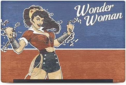Skinit Decal Laptop Skin Compatible with Latitude 9430 - Officially Licensed DC Comics Bombshells Wonder Woman Bombshell Design in Saudi Arabia