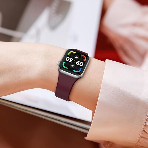 28 حزمة من الأربطة المتوافقة مع سوار ساعة Apple 49 مم 46 مم 45 مم 44 مم 42 مم 41 مم 40 مم 38 مم للنساء والرجال، حزام سيليكون مع حافظة حزام الساعة لسلسلة iWatch Series Ultra 11 10 9 8 SE 7 6 5 4 3 2 1 in Kuwait