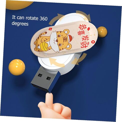 محرك أقراص فلاش USB Sewroro سعة 64 جيجابايت سنة النمر، محرك قلم محظوظ فريد لتخزين البيانات والنسخ الاحتياطي مناسب لمستخدمي الكمبيوتر والكمبيوتر المحمول in Kuwait