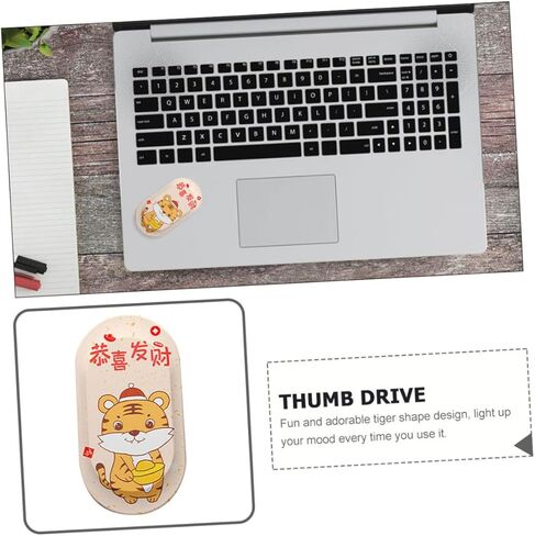 محرك أقراص فلاش USB سعة 64 جيجابايت، عصا ذاكرة فلاش محمولة سنة تصميم النمر، محرك أقراص الإبهام لتخزين البيانات ونقل الملفات in Kuwait