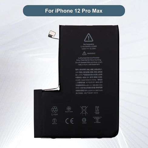 Replacement Battery A2466 for Series with iPhone 12 Pro Max A2411 A2342 A2410 A2412 with Tool Kit in Saudi Arabia