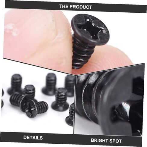 100pcs 3.5-inch Hard Drive Screws for Hard Drive Tray Computer Case Replacement Metal Screws Compatible with PC Chassis Storage Assembly in Saudi Arabia