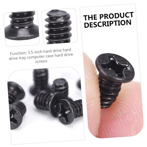 NOLITOY 100pcs 3.5 Inch Hard Drive Screws Tray Screws Computer Accessories Replacement for Hard Disk Drive Hot Swap Compatible Electronics in Kuwait