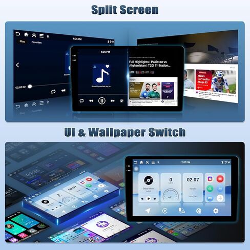 SIXTOP 4G+64G ستيريو سيارة أندرويد لشاحن دودج تشالنجر 2015-2021 CarPlay Android Auto 9 بوصة Incell 1280 * 720 شاشة لمس بلوتوث 5.0 GPS FM/RDS EQ Mirror Link SWC AHD كاميرا خلفية in Kuwait