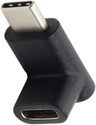 محول USB3.1 من النوع C 90 درجة، محول USB ذكر إلى USB أنثى شحن سريع ونقل بيانات 10 جيجابت في الثانية، تصميم مضغوط، محول شحن من النوع C بزوايا قائمة in Saudi Arabia