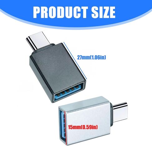 USB C Male to USB Female Adapter for Direct U Disk Reading on Phones Metal Construction USB to C Converter in Kuwait