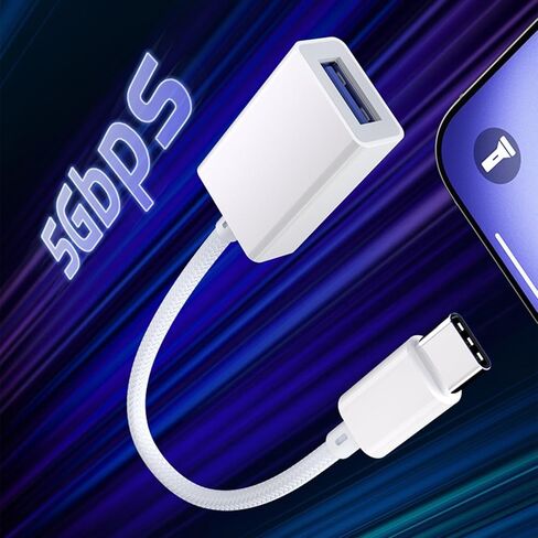 Reversible Type C to USB3.0 Adapter Cable for USB C Phones Tablets Laptops Switches with Fast Speed Data Transfer 5Gbps Type C Adapter in Saudi Arabia