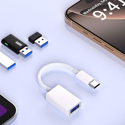 Reversible Type C to USB3.0 Adapter Cable for USB C Phones Tablets Laptops Switches with Fast Speed Data Transfer 5Gbps Type C Adapter in Saudi Arabia