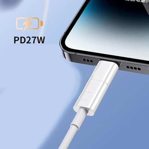Reliability Connection Stylish 8Pin to Type C Adapter with Multiple Protections Plugs and Play Long-Last Use Fast in Saudi Arabia