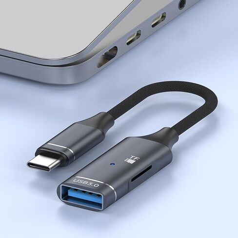 محول USB C إلى USB عالي السرعة محول 5 جيجابت في الثانية لنقل البيانات ومتانة سبائك الألومنيوم للأدوات الإلكترونية USB C إلى USB in Kuwait