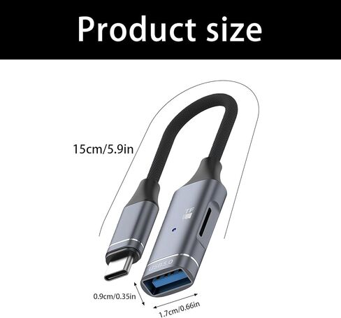 محول USB C إلى USB عالي السرعة محول 5 جيجابت في الثانية لنقل البيانات ومتانة سبائك الألومنيوم للأدوات الإلكترونية USB C إلى USB in Kuwait