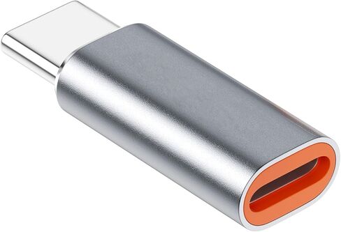 محول خفيف إلى USB C، سهل التركيب، متوافق مع الأجهزة عالميًا، هيكل معدني QC100W، غطاء معدني ممتاز للشحن in Kuwait