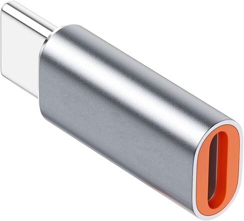 محول خفيف إلى USB C، سهل التركيب، متوافق مع الأجهزة عالميًا، هيكل معدني QC100W، غطاء معدني ممتاز للشحن in Kuwait