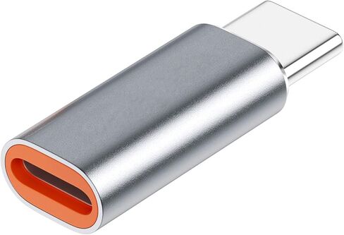 محول خفيف إلى USB C، سهل التركيب، متوافق مع الأجهزة عالميًا، هيكل معدني QC100W، غطاء معدني ممتاز للشحن in Kuwait