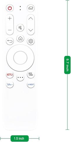 AKB76044713 Replacement Television Remote Control Compatible with LG MyView Smart Monitor 27SR73U 32SR83U 32SR50F-W 27SR75U 27SR50F-G 32SR50F-G 25SR50F 32SR54FT-B 32SR50F-B 27SR5BF 27SR5BF-P 27SR50F in Saudi Arabia